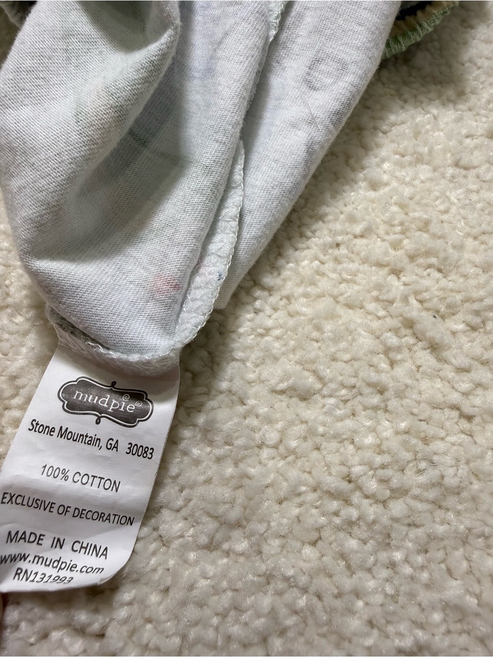 Mud Pie Baby Golf Cart Sleep Gown 100% Cotton Newborn 0-3 Months - Picture 7 of 8
